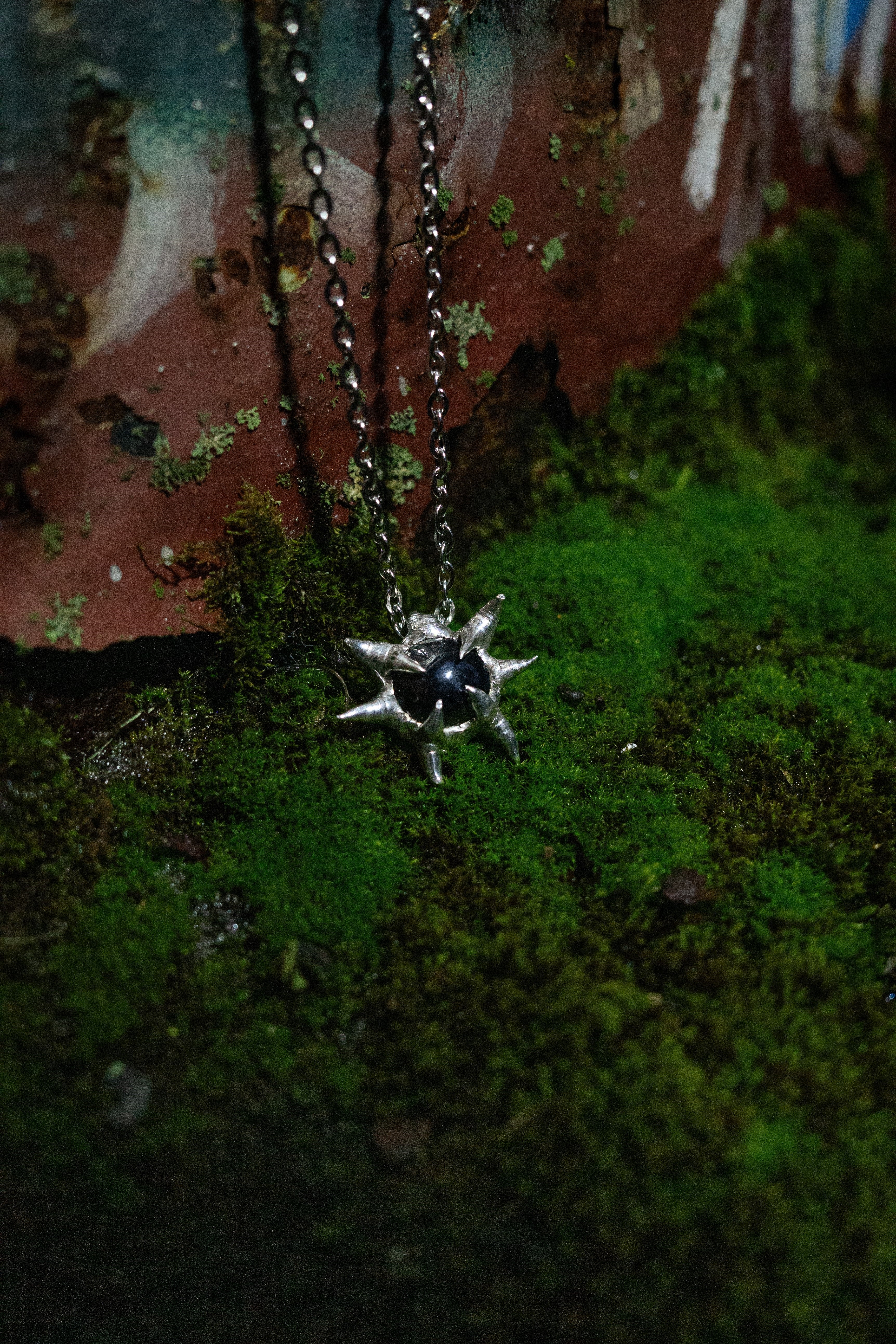 Black Porcelan Necklace