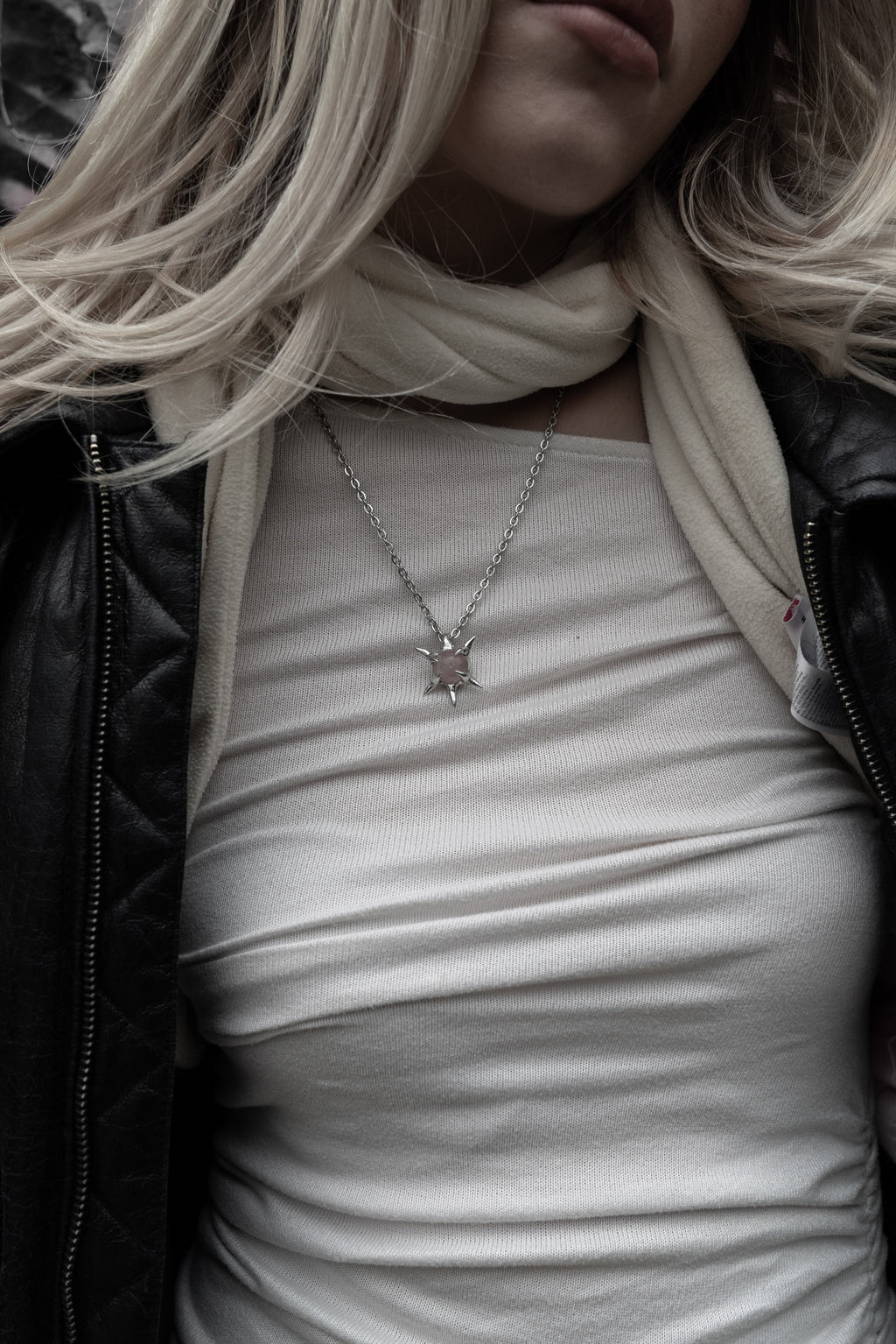 Rose Quartz Necklace 004