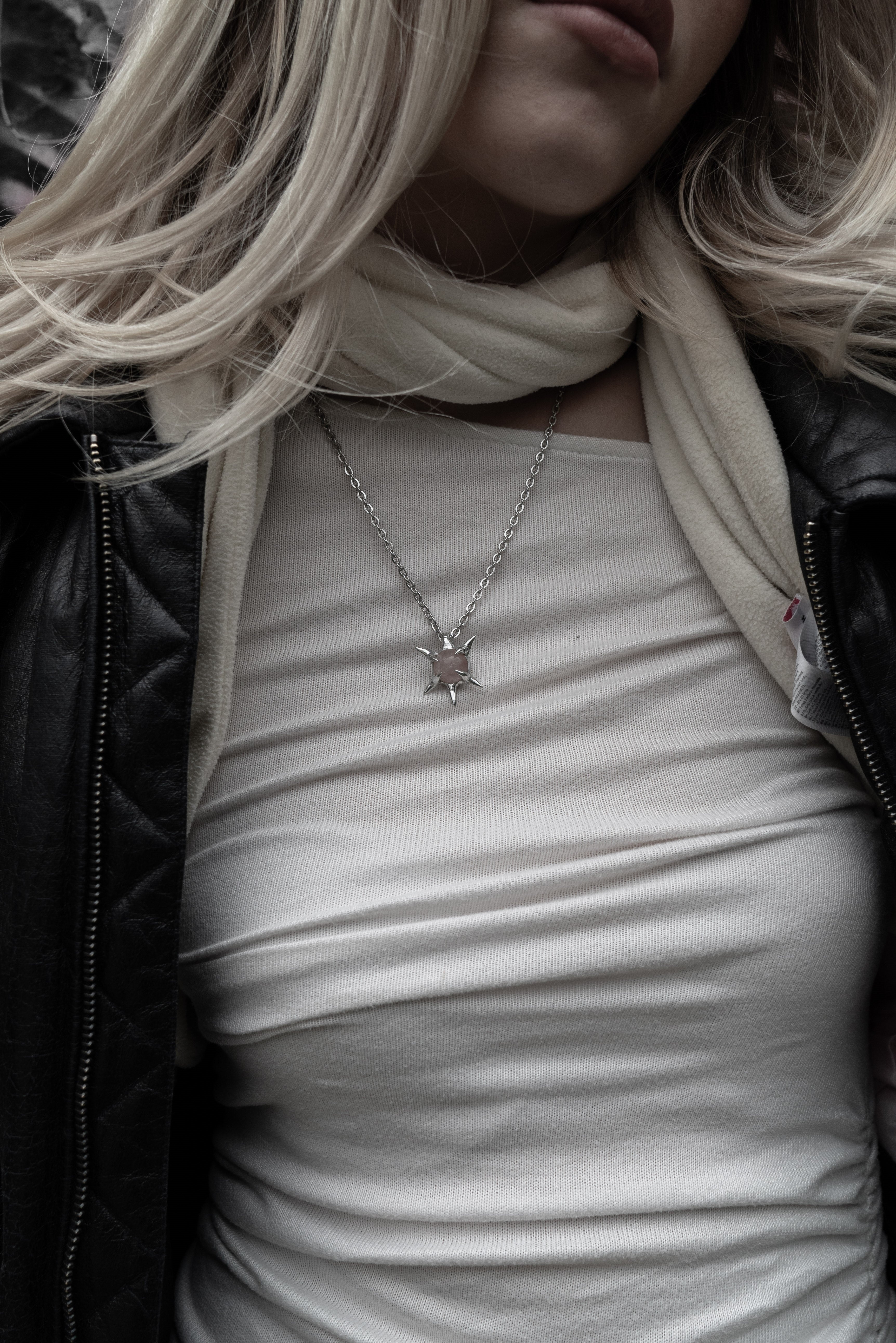 Rose Quartz Necklace 004