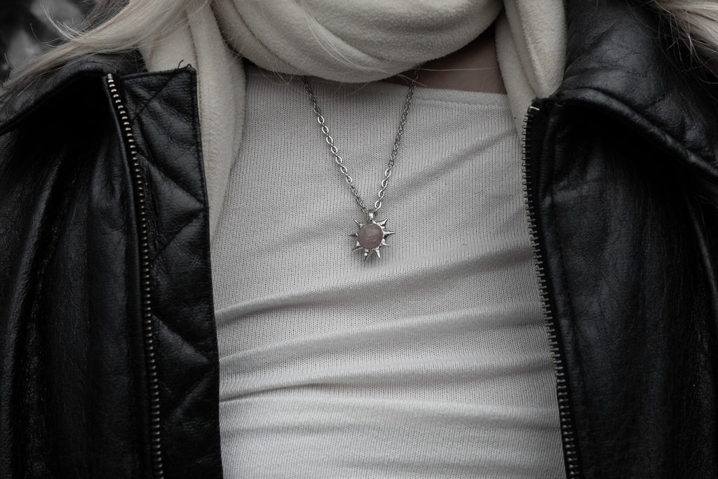 Rose Quartz Necklace 003
