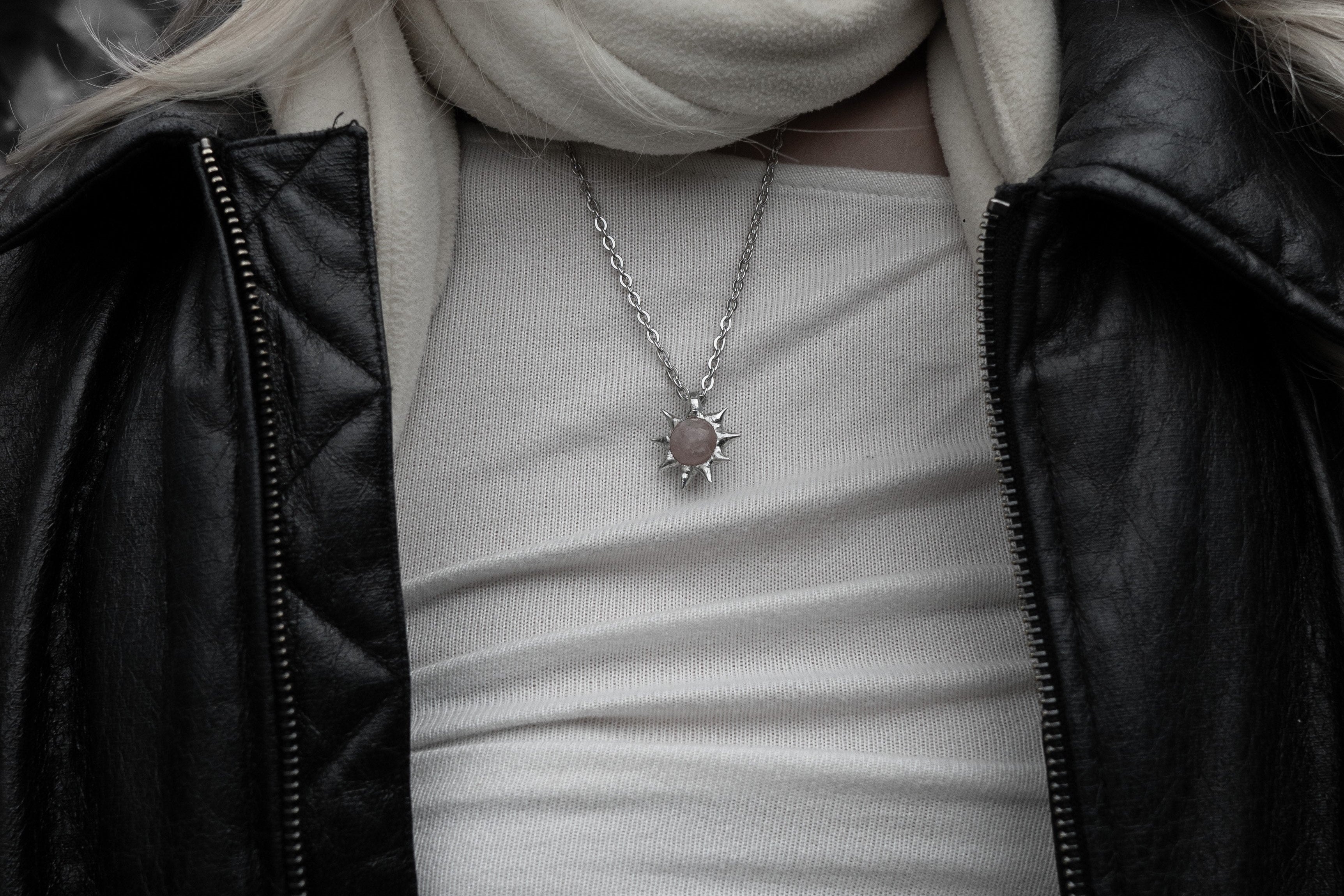 Rose Quartz Necklace 003