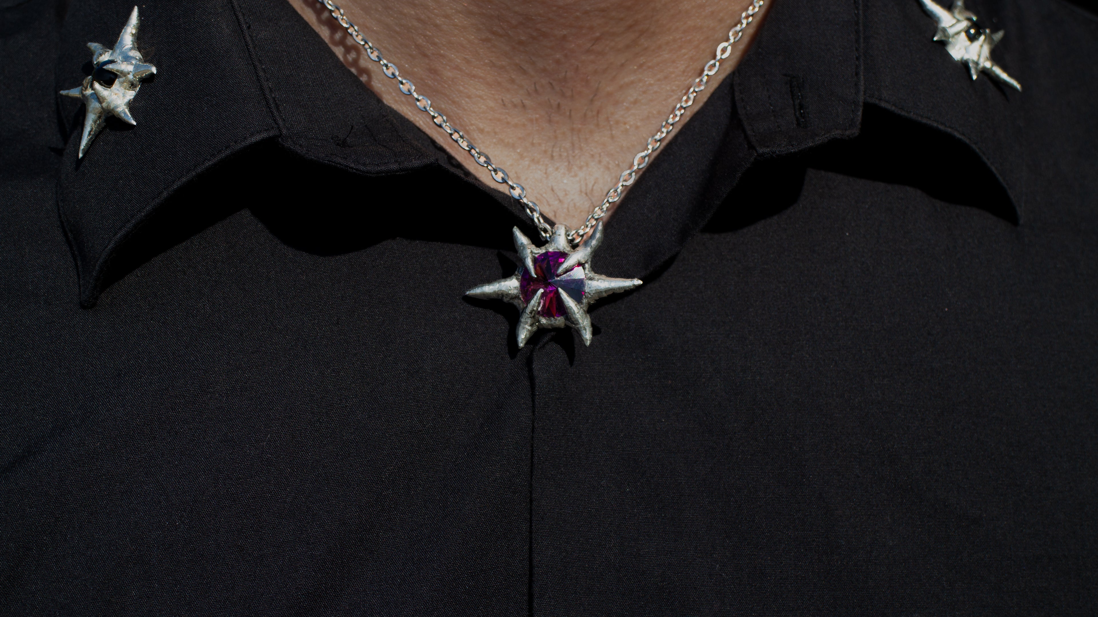 Termin Logo Necklace (purple)